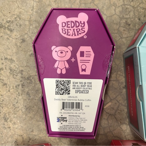 NEW SEALED SET 6 DEDDY BEARS 5" Coffin Plush Target Exclusive& Valentine Edition - Picture 5 of 14